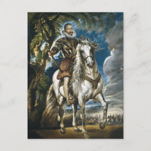 Carte Postale Portrait équestre du duc de Lerma Rubens