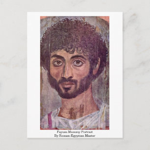 Carte Postale Portrait Fayum Mummy Par Roman-Egyptian Master
