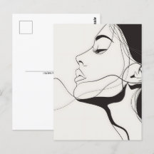 Portrait femme, art en ligne, Post-croisement