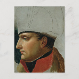 Carte Postale Portrait inachevé de Napoléon Ier