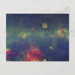 Carte Postale Portrait infrarouge de la Galaxie de la Voie Lacté