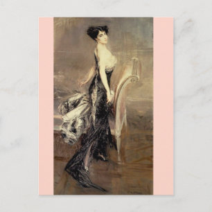 Carte Postale Portrait Lady - Boldini