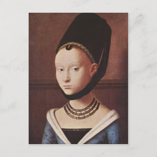 Carte Postale Portrait of a Young Girl Postcard