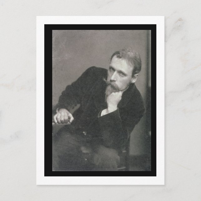 Carte Postale Portrait photographique de Walter Crane (1845-1915 (Devant)