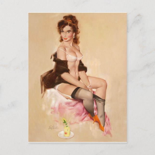 Carte Postale Portrait pour jeune femme (Devant)