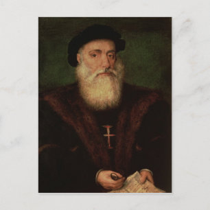 Carte Postale Portrait présumé être de Vasco da Gama c.1524
