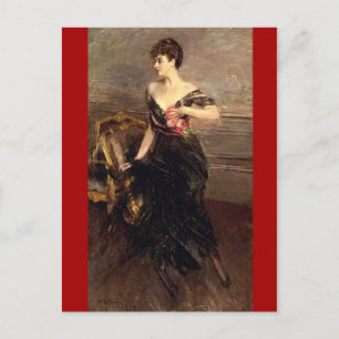 Carte Postale Portrait vintage - Boldini