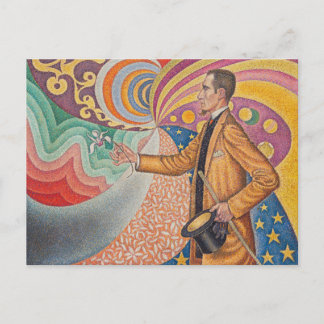 Carte Postale Portrait vintage de Felix Feneon par Paul Signac