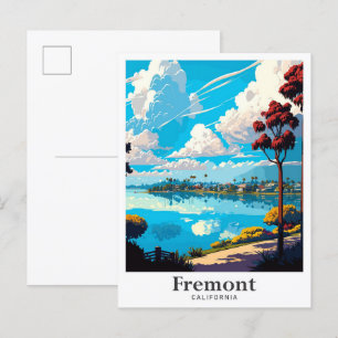 Carte Postale Portrait Vintage voyage Fremont California