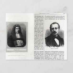 Carte Postale Portraits de Denis Papin et Etienne Lenoir