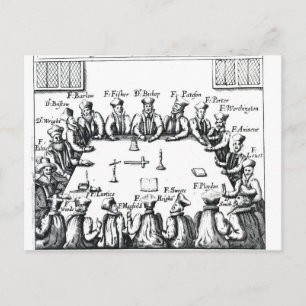 Carte Postale Portraits des Jésuites et des prêtres