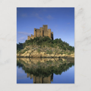 Carte Postale Portugal, Almourol. Château d'Almourol construit