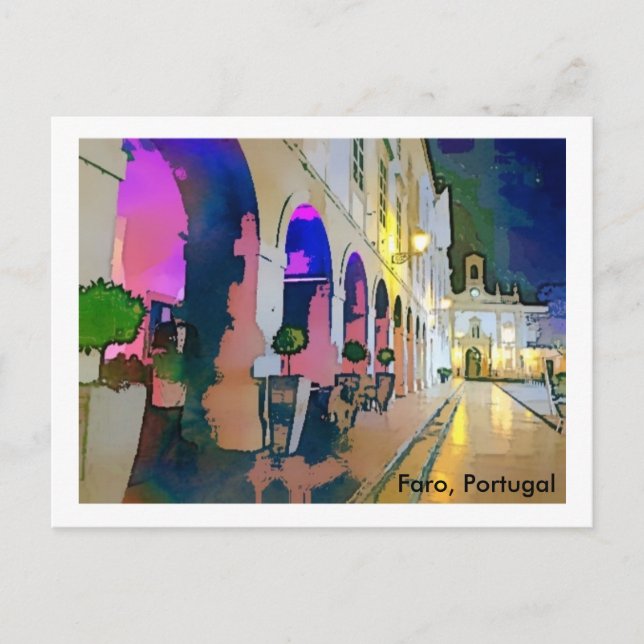 Carte Postale Portugal-Arco da Vila, Faro (Devant)