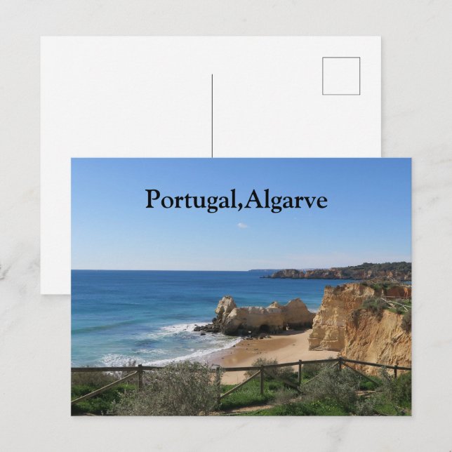 Carte Postale portugal, Europa, Algarve (Devant / Derrière)