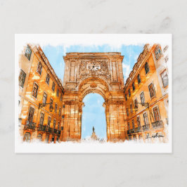 Carte Postale Portugal, Lisbonne, Arc de Rua Augusta