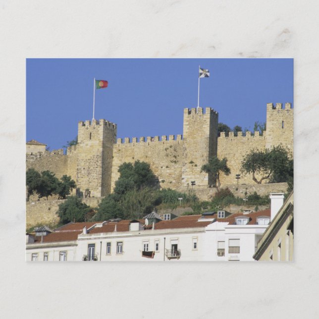 Carte Postale Portugal, Lisbonne. Castelo de Sao Jorge. (Devant)