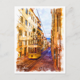 Carte Postale Portugal, Lisbonne, Téléphérique