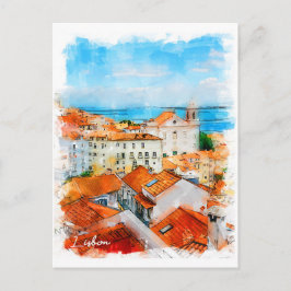 Carte Postale Portugal, Lisbonne, Ville