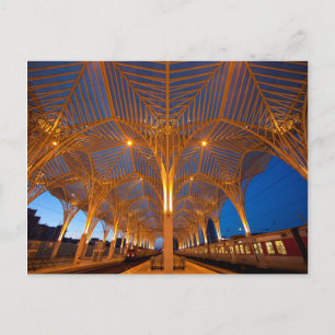 Carte Postale Portugal, Lisbonne. Vue de la gare moderne