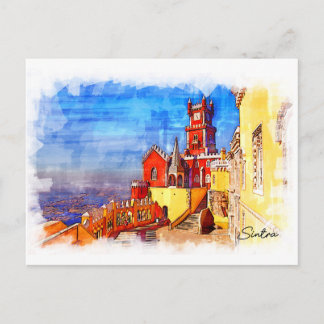 Carte Postale Portugal, Sintra, Palais Pena