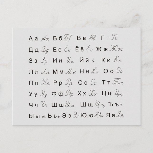 CARTE POSTALE PORTUGESE LETTRES ALPHABET SYMBOLES LANGUES POSTC (Devant)