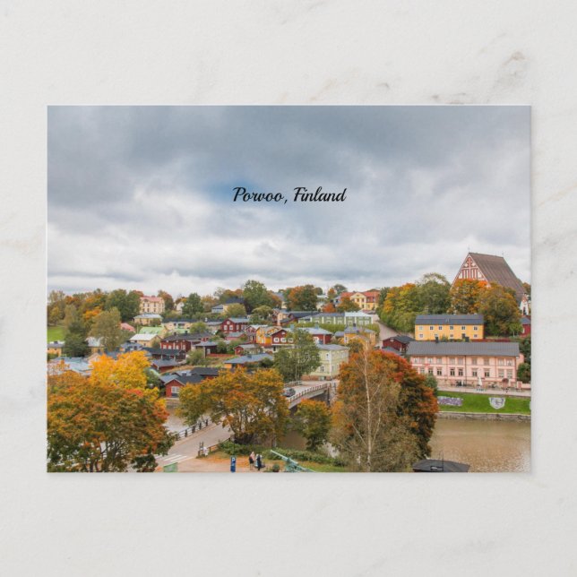 Carte Postale Porvoo, Finlande (Devant)