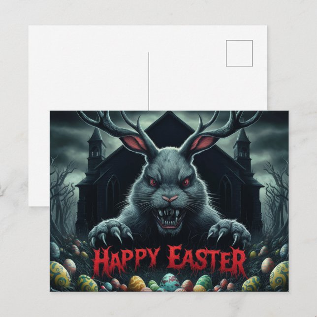Carte Postale Poscards Happy Easter 02 (Devant / Derrière)