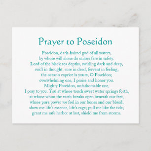 Carte postale Poseidon
