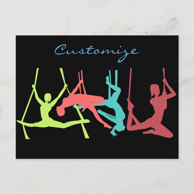 Carte Postale Poses de fitness aérien Thunder_Cove (Devant)