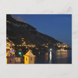 Carte Postale Positano la nuit