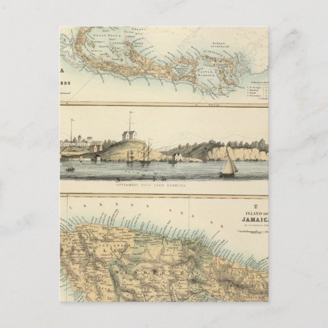 Carte Postale Possessions britanniques d'Indiens de l'Ouest (Devant)