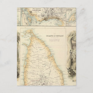 Carte Postale Possessions britanniques en mer d'Inde