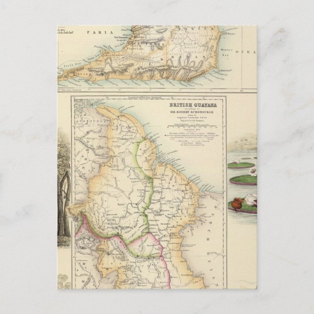 Carte Postale Possessions britanniques sur la côte nord-est (Devant)