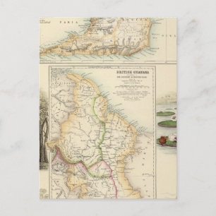 Carte Postale Possessions britanniques sur la côte nord-est