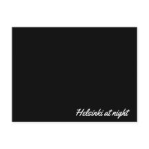Post Card Helsinki at night