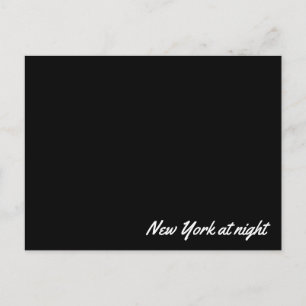 Carte Postale Post card New York at night