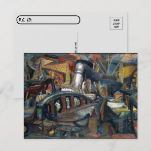 Carte Postale Post-croisement - Le port par Josef Presser