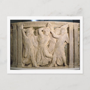 Carte Postale Post-restoration panel No.II from the exterior pul