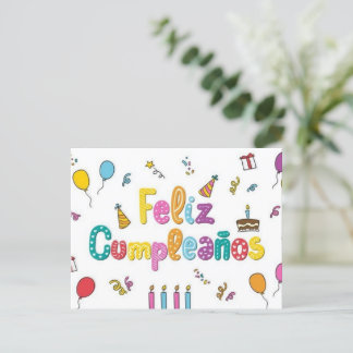 Carte Postale Postal de cumpleaños