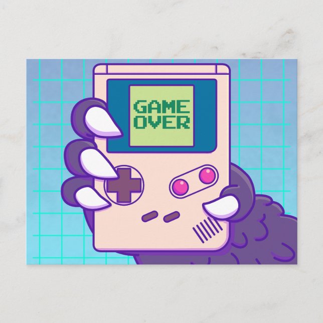 Carte Postale Postal de Game over Godzilla (Devant)