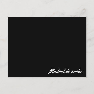 Carte Postale Postal Madrid de noche