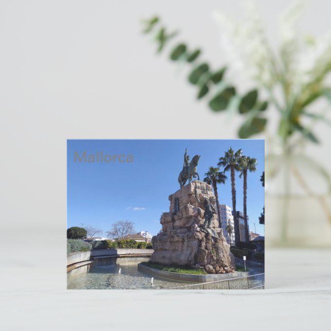 Carte Postale postal Plaza de España de Palma de Mallorca (Debout devant)