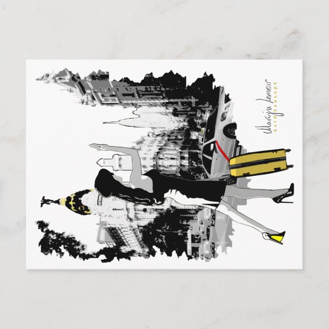 Carte Postale Postal ¡Taxi! (Devant)