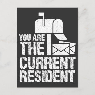 Carte Postale Postal Travailleurs actuellement Résidents Drôle