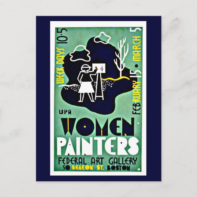 Carte Postale Postcard-Boston WPA Posters-4 (Devant)