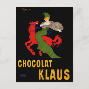 Carte Postale Postcard: Chocolat Klaus - Leonetto Cappiello