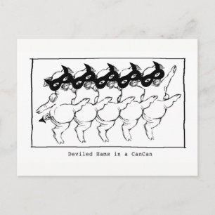 Carte Postale Postcard - Deviled Ham in a Can Can