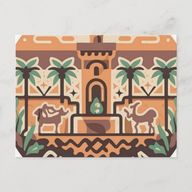 Carte Postale postcard which shows of 'GHARDAIA' in Algerie (Devant)