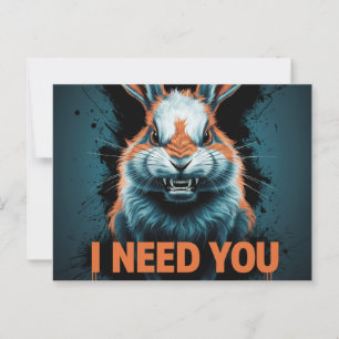Carte Postale Postcards I Need You