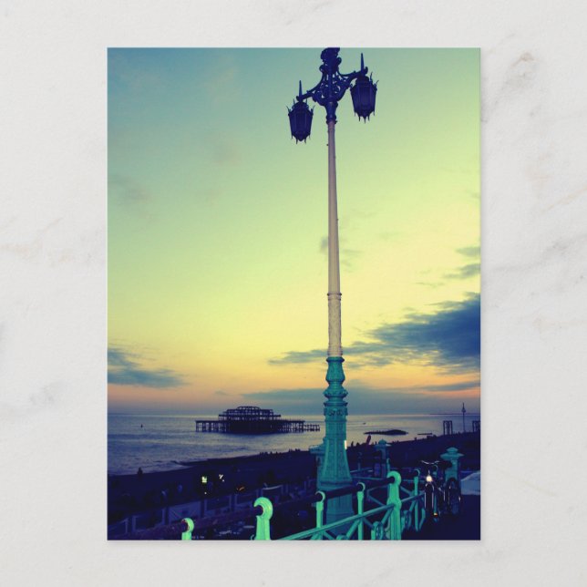 Carte Postale Poste d'ampoule en Brighton, Royaume-Uni (Devant)